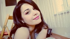 Woman smiling brown eyes brunettes deviantart