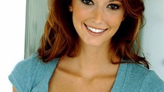 Woman smiling brown eyes brunettes Taryn Southern