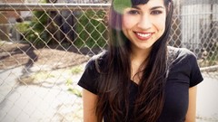 Woman smiling brunettes Cassie Stelle