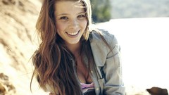 Woman smiling brunettes models