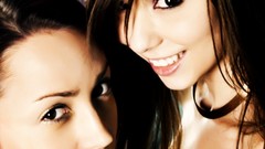 Woman smiling brunettes models Ariel Rebel