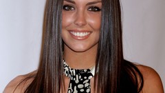 Woman smiling brunettes models Taylor Cole