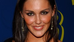 Woman smiling brunettes models Taylor Cole
