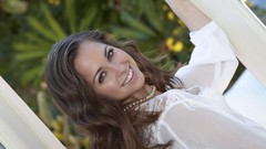 Woman smiling brunettes models Twistys magazine Riley Reid