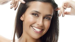 Woman smiling models