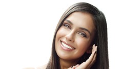 Woman smiling models