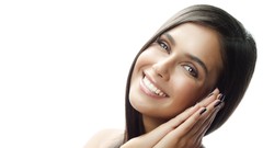 Woman smiling models