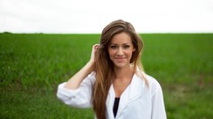 Woman smiling models