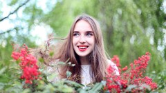 Woman smiling models Laura Stojanov