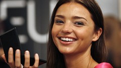 Woman smiling models miranda kerr