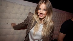 Woman smiling models xenia tchoumitcheva