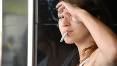 Woman smoke Cigarettes