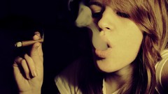 Woman smoke smoking brunettes