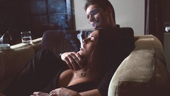 Woman smoke smoking models Aleksandr Mavrin