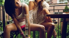 Woman smoking Aleksandr Mavrin