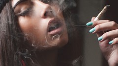 Woman smoking brunettes diana melison Aleksandr Mavrin