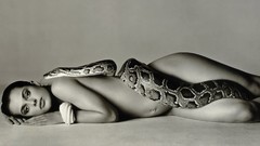 Woman snakes