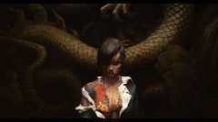 Woman snakes tattoos artwork