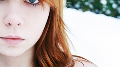 Woman snow redheads Zara