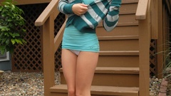 Woman socks blondes teen miniskirts pornstars striped clothing 