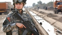 Woman soldiers Army military