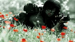 Woman soldiers models