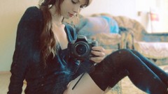 Woman Sony brunettes self-portrait self shot