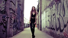 Woman Spain fashion green eyes brunettes clara alonso fashion 