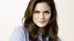 Woman spring Actress blue eyes brunettes models Mini Anden