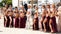 Woman star wars sara jean underwood car wash