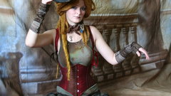 Woman steampunk