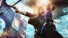 Woman steampunk bioshock brunettes bioshock infinite video 