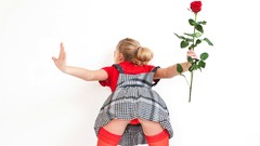 Woman stockings blondes models teen ella upskirt non nudes Fame 