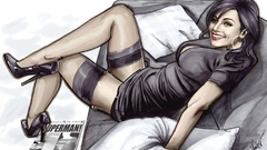 Woman stockings cleavage pinups