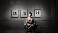 Woman stockings lingerie brunettes