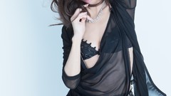 Woman stockings lingerie models