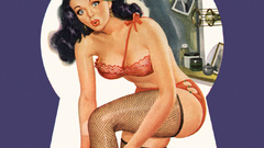 Woman stockings pinups