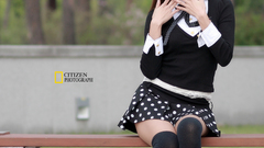 Woman stockings skirts asians