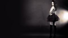 Woman stockings skirts brunettes high heels