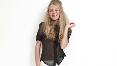 Woman stockings skirts smiling models teen ella non nudes sheer 