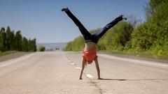 Woman stomach navel fitness boobs abs