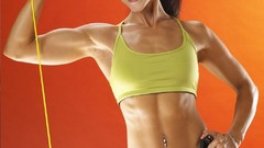 Woman stomach navel legs muscles lingerie bodybuilding fitness 