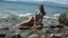 Woman stomach navel lingerie fitness boobs abs