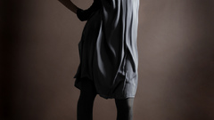 Woman strange rocks girl