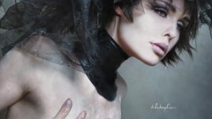 Woman strategic covering