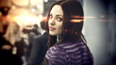 Woman street Actress brunettes mila kunis