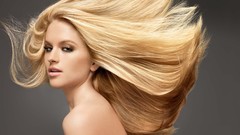 Woman studio blondes models portraits