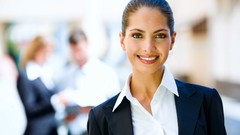 Woman suit brunettes models