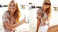 Woman sunglasses blondes