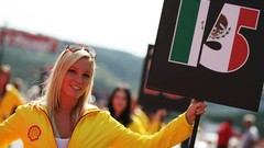 Woman sunglasses blondes formula one Grid Girls